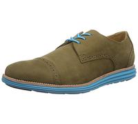 chung shi Damen Sensomo II Schnürhalbschuhe, Olive/Türkis, 40.5 EU