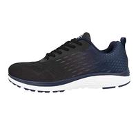 chung shi Herren Duxfree Berlin Schnürhalbschuh-Laufschuh, Schwarz/Blau,42 EU