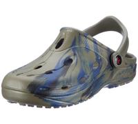 chung shi Unisex Dux Clogs, Khaki/Navy/Schwarz, 44/45 EU (XXL)