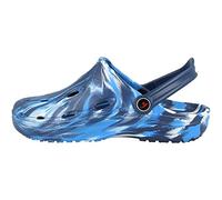 chung shi Unisex Dux Clogs, Navy/Royal/Weiss, 43 EU (XL)