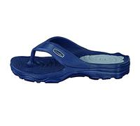 chung shi Unisex Zori Zehentrenner, Navy/Grau, 39/40 EU (M)