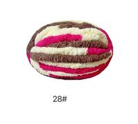 Chunky Garn,Grobes Garn 1 Stück, 250 g, dickes Garn for Stricken und Häkeln von Decken Kissen, mehrfarbiges Chenille, dicke Schnur, weiches, warmes Häkelgarn for Schals(28 mi ka)