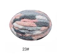 Chunky Garn,Grobes Garn 1 Stück, 250 g, dickes Garn for Stricken und Häkeln von Decken Kissen, mehrfarbiges Chenille, dicke Schnur, weiches, warmes Häkelgarn for Schals(23 cat)