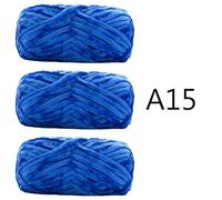 Chunky Garn,Grobes Garn 3 Stück 100 g superweiches Samtgarn, dickes Deckengarn, Chenillegarn for Stricken und Häkeln(3pcs 15)