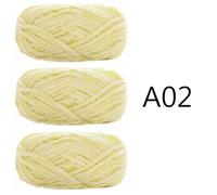 Chunky Garn,Grobes Garn 3 Stück 100 g superweiches Samtgarn, dickes Deckengarn, Chenillegarn for Stricken und Häkeln(3pcs 02)