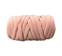 Chunky Yarn For Hand Knitting,Wolle Zum HäKeln Super sperriger Arm Strick Roving gestrickte Decke klobige Garn super dickes zum Stricken häkeln Teppichhüte 500g(Light pink)
