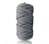 Chunky Zum Handstricken 500g super sperriger Arm Strick Roving Gestrickte Decke klobige Garn dickes zum Stricken häkeln Teppichhüte(Dark Grey)