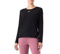BOSS Longsleeve mit Label-Print in Black, Größe L