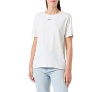 BOSS Pyjama-Shirt aus elastischem Baumwoll-Jersey mit Logo-Print - Style CI_T-Shirt, 50510322 Weiß M