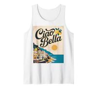 Ciao Bella Amalfi italienische Sommer-Vintage-Kunst Tank Top