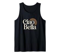 Ciao Bella Italien Elegantes Sonnen Emblem Roma Motiv Tank Top