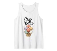 Ciao Bella Italien Gelato Vintage Kunst Tank Top