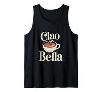 Ciao Bella Italien Morgen Espresso Motiv Tank Top