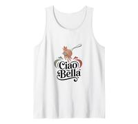 Ciao Bella Italien Pasta Vintage Kunst Tank Top