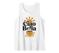 Ciao Bella Kaffee Sonne Vintage Tank Top