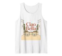 Ciao Bella Reise Vintage Mediterran Motiv Tank Top