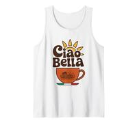 Ciao Bella Rom Italienischer Kaffee Vintage Grafik Tank Top