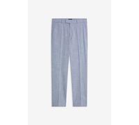 Anzughose CINQUE "CIBEPPE", Herren, Gr. 102, N + S Gr, blau, Web, Obermaterial: 66% Polyester, 28% Viskose, 6% Elasthan, unifarben, gerade, unten schmal lang, Hosen Anzughose, Tapered-Fit, mit dezente