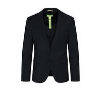 CINQUE Slim Fit 2-Knopf-Sakko mit Schurwoll-Anteil Modell 'Castello' in Black, Größe 94