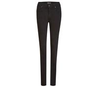 Slim-fit-Jeans ANGELS "CICI", Damen, Gr. 36, Länge 28, schwarz (jetschwarz), Denim/Jeans, Obermaterial: 81% Baumwolle, 18% Polyester, 1% Elasthan, casual, slim fit, Jeans (87204134-36) jetschwarz