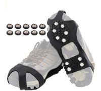 CICISTORY Grödel Steigeisen für Bergschuhe, Anti-Rutsch Spikes, Edelstahl Zähne, Spikes für Schuhe Winter, Schuhkralle, Spikes, Schuhspikes für Angeln, Wandern, Wanderungen, Spazieren im Winter
