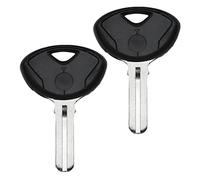 ciciTree 2 Stück Uncut Blank Schwarz Transponder Zündschlüssel Blade Shell Fob Fit für BMW Motorrad F650 F800 F650G F800G S1000RR K1200 K1300