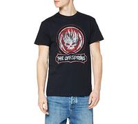 CID Herren T-Shirt Offspring Distressed Skull, Schwarz, L