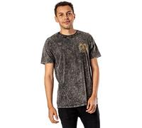 CID Hufflepuff Acid Wash Harry Potter Unisex-T-Shirt, Mehrfarbig, XL