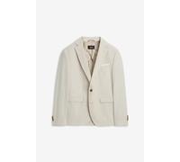 Anzugsakko CINQUE "CIDATA", Herren, Gr. 94, beige (braun), Web, Obermaterial: 66% Polyester, 28% Viskose, 6% Elasthan, unifarben, regular fit normal, abgesteppte Kante, Sakkos Anzugsakko, Regular Fit,