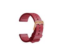CIEMJSYNF Uhrenarmbänder aus Naturkautschuk, Schnellverschluss, 20 mm, 21 mm, 22 mm, 24 mm, Zubehör, Uhrenarmbänder, Armband, Smart-Uhrenarmband(Red RG,22mm)