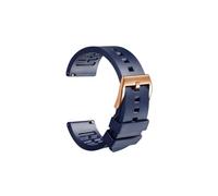 CIEMJSYNF Uhrenarmbänder aus Naturkautschuk, Schnellverschluss, 20 mm, 21 mm, 22 mm, 24 mm, Zubehör, Uhrenarmbänder, Armband, Smart-Uhrenarmband(Blue RG,22mm)