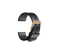 CIEMJSYNF Uhrenarmbänder aus Naturkautschuk, Schnellverschluss, 20 mm, 21 mm, 22 mm, 24 mm, Zubehör, Uhrenarmbänder, Armband, Smart-Uhrenarmband(Black RG,19mm)