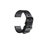 CIEMJSYNF Uhrenarmbänder aus Naturkautschuk, Schnellverschluss, 20 mm, 21 mm, 22 mm, 24 mm, Zubehör, Uhrenarmbänder, Armband, Smart-Uhrenarmband(Black B,23mm)