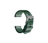 CIEMJSYNF Uhrenarmbänder aus Naturkautschuk, Schnellverschluss, 20 mm, 21 mm, 22 mm, 24 mm, Zubehör, Uhrenarmbänder, Armband, Smart-Uhrenarmband(Green S,19mm)