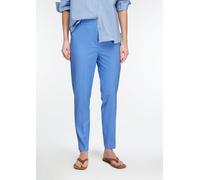 Cigarette-Pants aus Viskose-Stretch blau 34