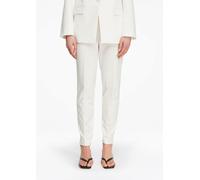 Cigarette-Pants aus Viskose-Stretch weiß 36