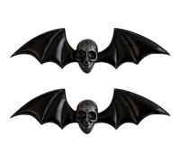 Ciieeo 2 Stück Gotische Totenkopf Haarspangen mit Flügeln aus Kunststoff Fixierend und Zerbrechlich für Halloween und Alltag