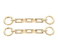 Ciieeo 2 Stück Taschenverlängerung aus Legierung in Gold Kettenriemen zur Längenverstellung für Umhängetaschen und Handtaschen Stilvoll und Einzigartig