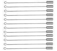 Ciieeo 20 Stück Metall Broschennadeln Silber mit Stopperende Lange Sicherheitsnadeln für Anzüge Hüte Schals Universelle Anstecknadeln für Kleidung Bastelarbeiten