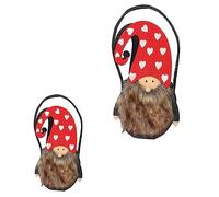 Ciieeo 3 Sätze Aufbewahrungskorb Aus Filz Weihnachtstasche Aus Leinen Weihnachtsaufkleber Kühlkorb Einkaufskorb Weihnachtsgeschenke Weihnachtsdekoration Für Den Schreibtisch 2 Stück * 3