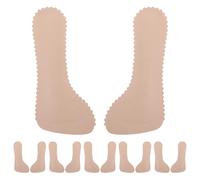 Ciieeo 6 Paar Komfort-Einlegesohlen für High Heels - Rutschfeste Fersenpolster - 3/4-Klebe-Einlegesohlen für Sandalen Stoßdämpfende Polster für elegante Schuhe und Stiefel