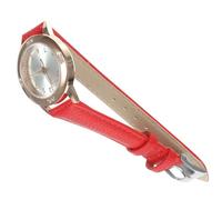 Ciieeo Praktische Damen Quarzuhr Leuchtend Rotes Zifferblatt Modische Damenuhr