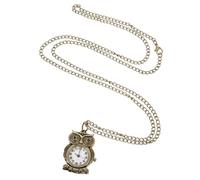 Ciieeo Retro Taschenuhr Eule aus Metall für Damen und Herren | Leicht zu Tragen, Präzise Zeitmessung, Antikes Design, als Dekoration für Party und Hochzeit