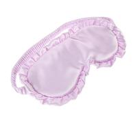 Ciieeo Süße Schlafmaske aus Imitiertem Seidenstoff mit Spitze Weiches Elastisches Band und Effektive Lichtblockierung Bequeme Augenmaske für Frauen zum Reisen und Schlafen