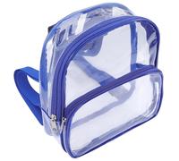 Ciieeo Transparenter Pvc Rucksack mit Genug Kapazität Einfach zu Reinigen Praktischer Kleiner Rucksack für Outdoor und Regnerische Tage