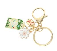 CIMAXIC Schlüsselanhänger Im Japanischen Stil Mit Kirschblüten Amulett Hängendem Ornament Für Damen Schlüsselring Taschendekor