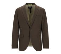 Baukastensakko CINQUE "CIMONOPOLI-S", Herren, Gr. 98, braun, Web, Obermaterial: 53% Polyester, 43% Schurwolle, 4% Elasthan, unifarben, schmal, Sakkos Baukastensakko, schmal geschnitten, elastischer Sc