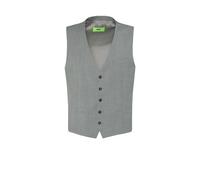 Weste mit Knopfleiste Modell 'Monopoli' 102 men Silber