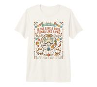 Cinco de Mayo Floss Like A Boss Fiesta Like A Pro Zahnarzt Premium T-Shirt