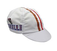 Cinelli Unisex Eroica Replica Cap, weiß, Einheitsgröße